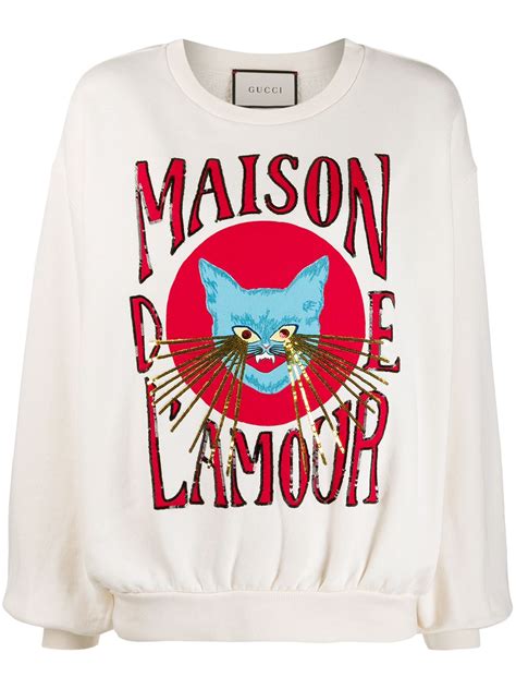 Gucci 'Maison de L'Amour' Graphic Print Sweater 